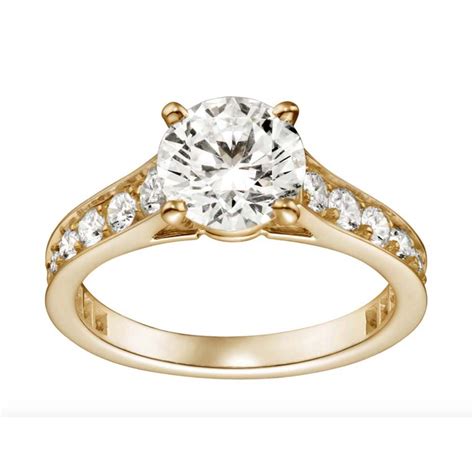 cartier ring prices for engagement|cartier engagement rings yellow diamond.